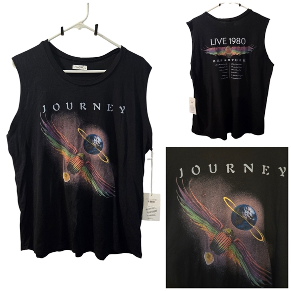 NWT Lauren Moshi Jouney Departure Tour tank Top - Picture 1 of 9